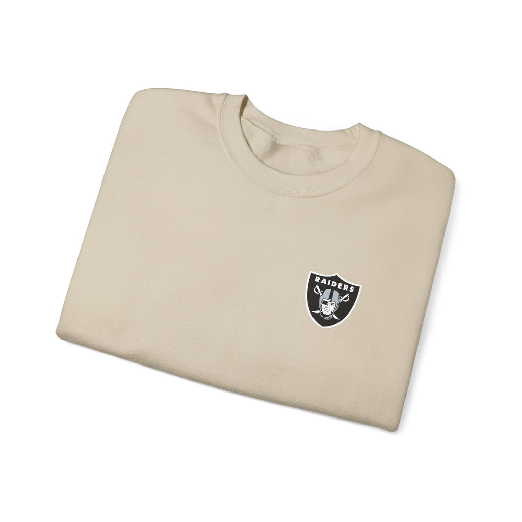 Minimalist Raiders Crest Crewneck Sweatshirt - Etna Gift
