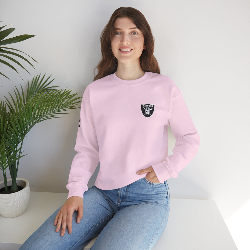 Minimalist Raiders Crest Crewneck Sweatshirt - Etna Gift