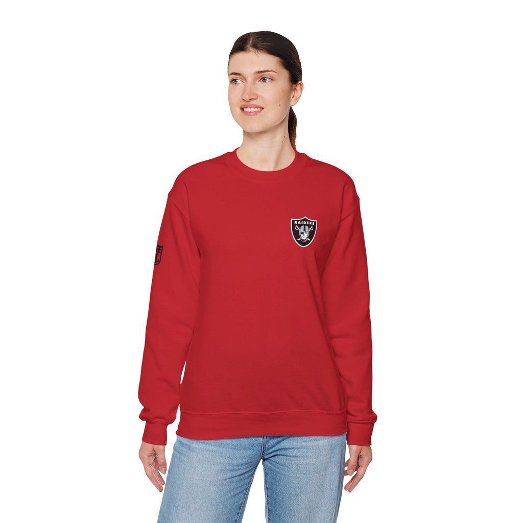 Minimalist Raiders Crest Crewneck Sweatshirt - Etna Gift