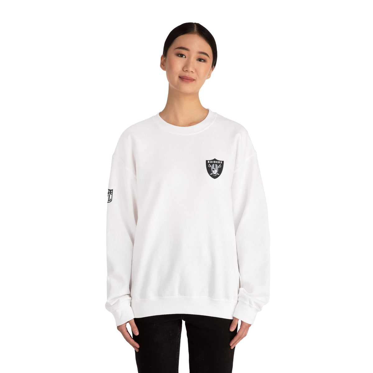 Minimalist Raiders Crest Crewneck Sweatshirt - Etna Gift