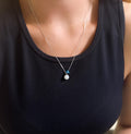 Moonstone necklace 925 sterling silver moonstone necklace - Etna Gift