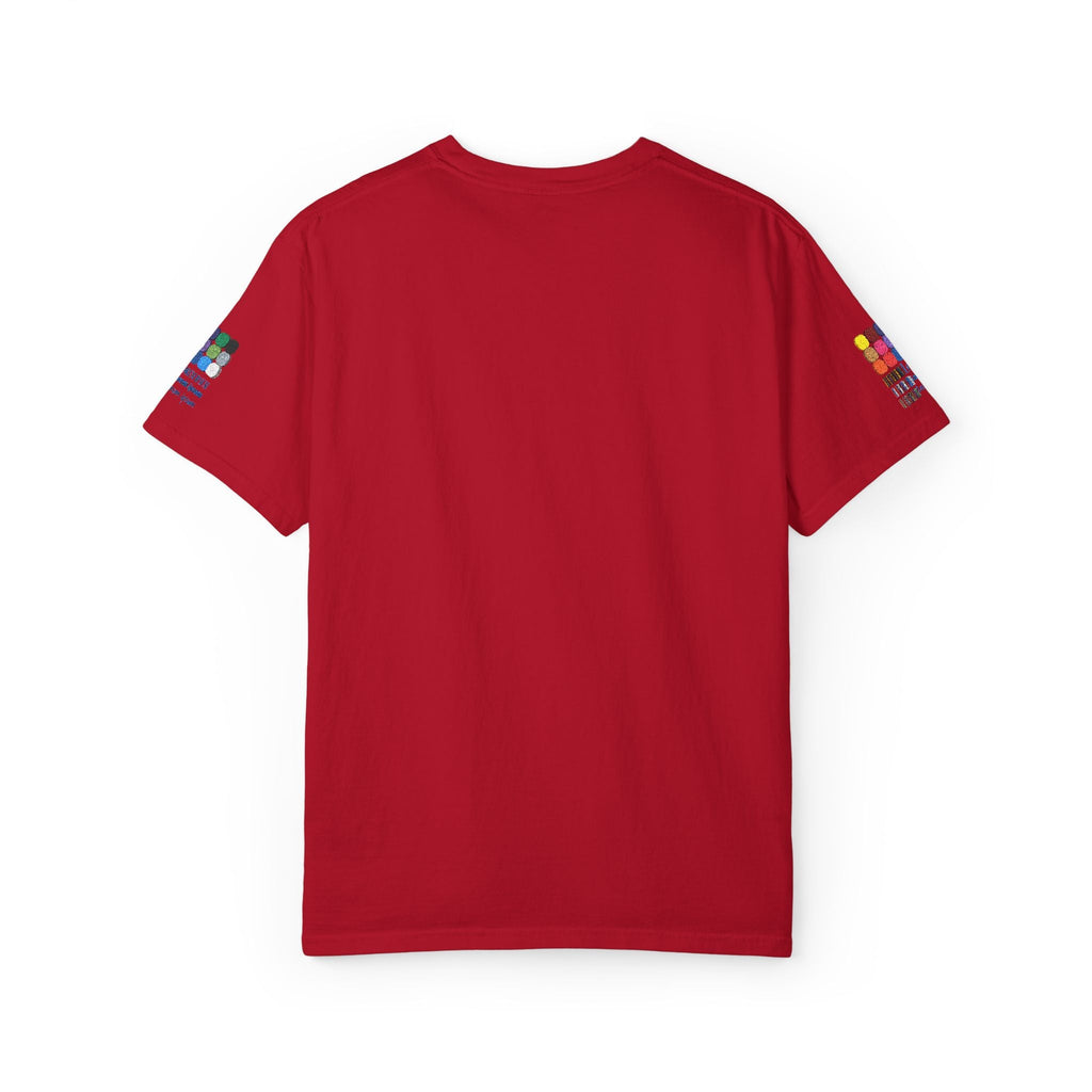 Mountain Log Cabin Illustration T-Shirt | Rustic Nature Scene - Etna Gift