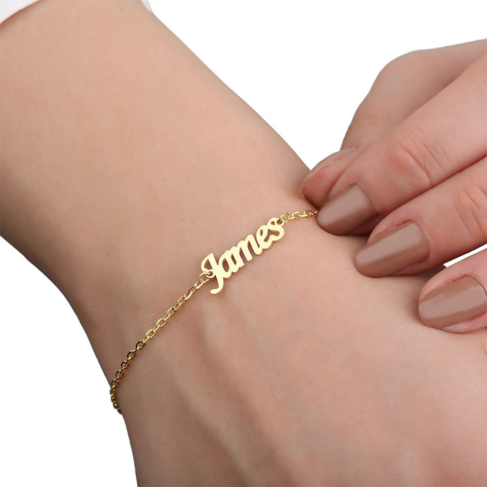 Name Bracelet – 925 Sterling Silver Name Bracelet - Etna Gift