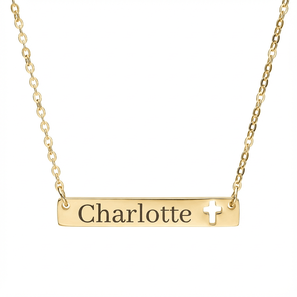 Name Necklace 925 Sterling Silver Handmade Name Necklace - Etna Gift