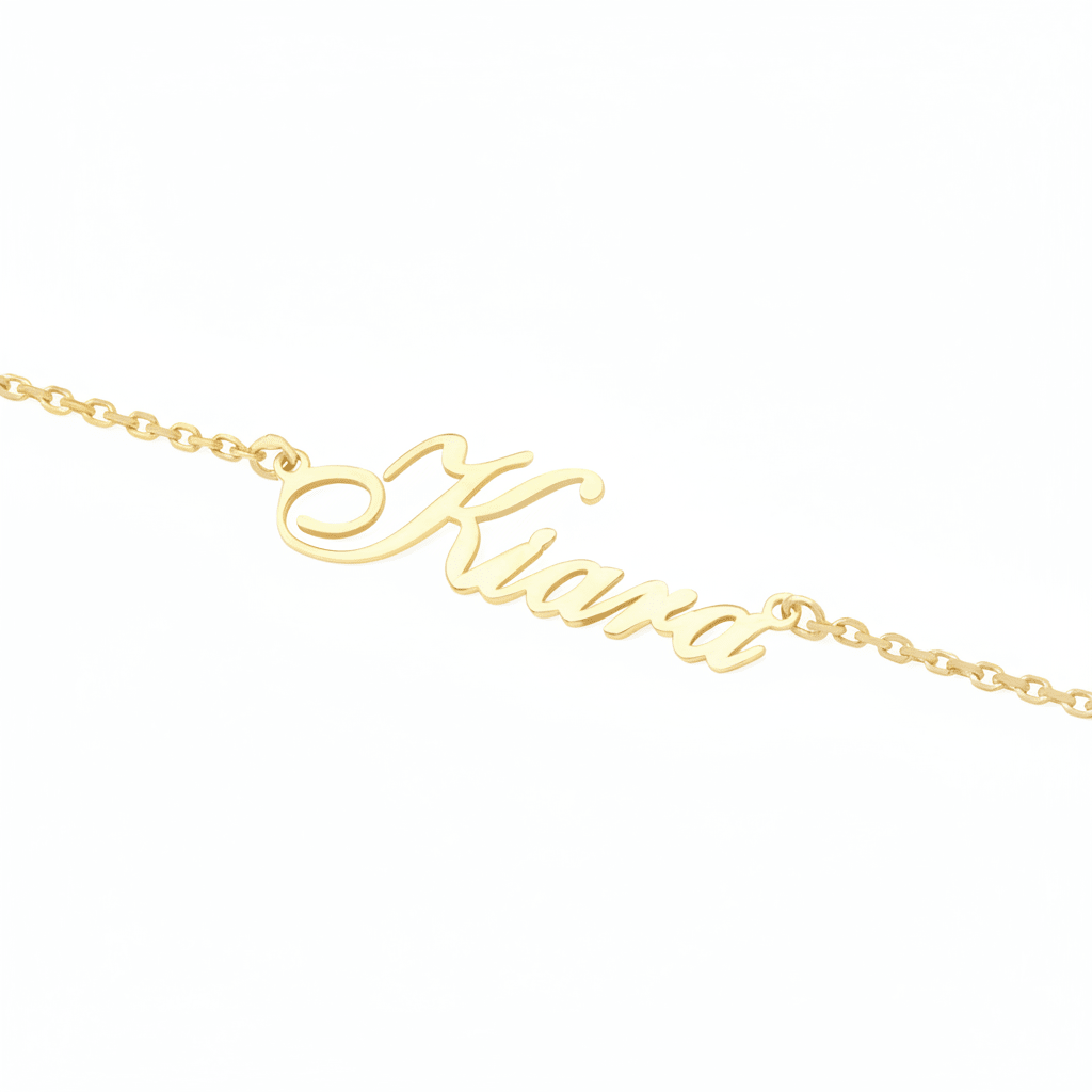 Name Necklace 925 Sterling Silver Handmade Name Necklace - Etna Gift