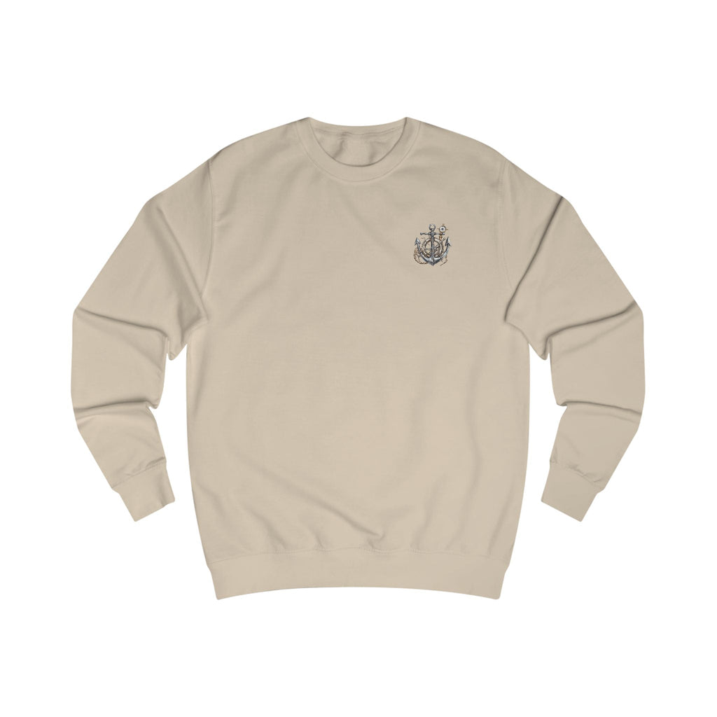 Nautical Compass Sweatshirt — Vintage Maritime Crewneck - Etna Gift