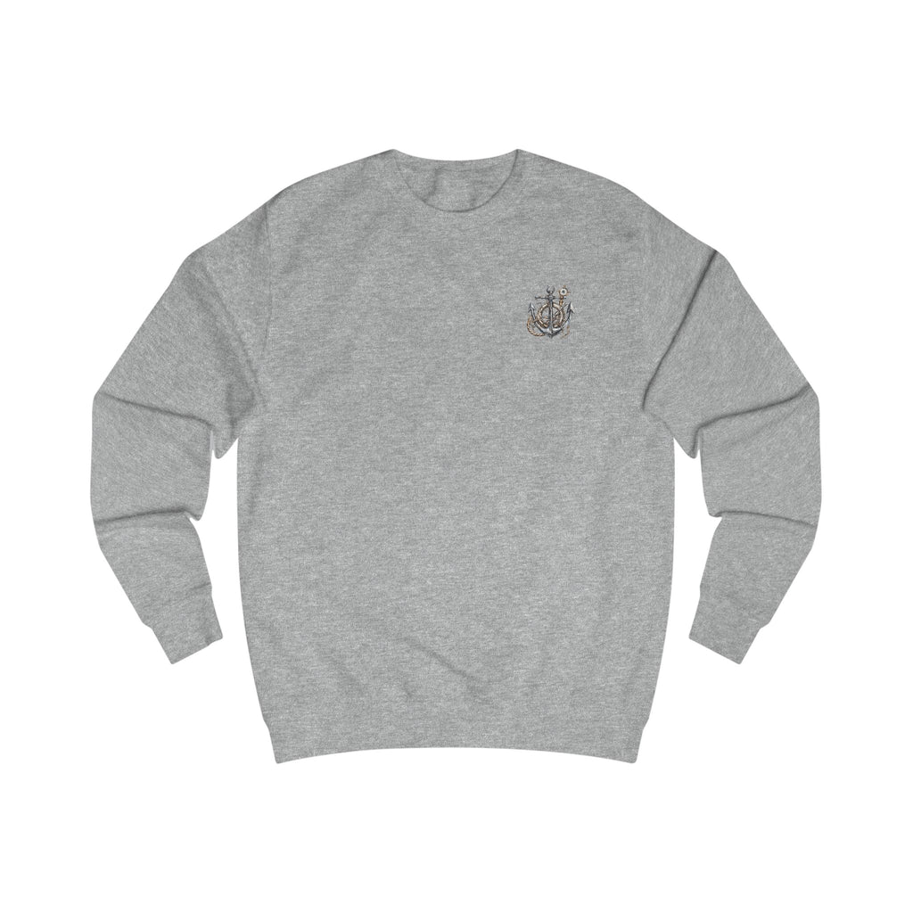 Nautical Compass Sweatshirt — Vintage Maritime Crewneck - Etna Gift