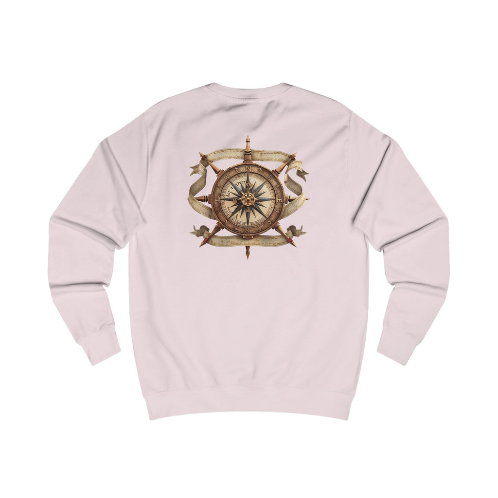 Nautical Compass Sweatshirt — Vintage Maritime Crewneck - Etna Gift
