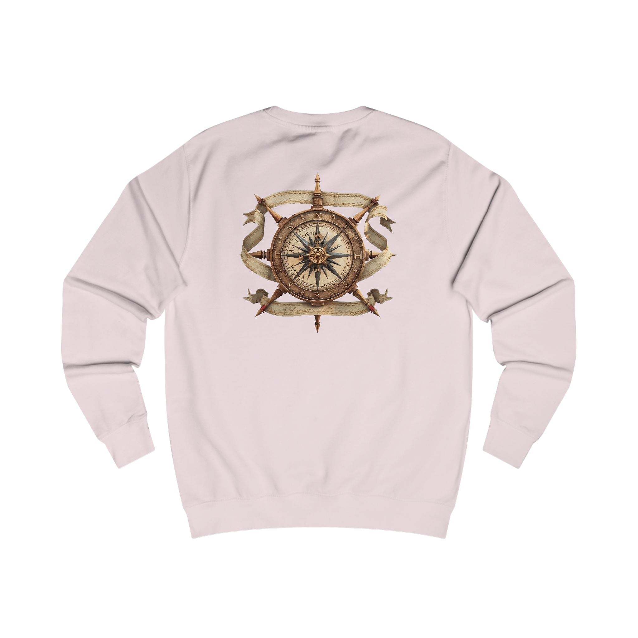 Nautical Compass Sweatshirt — Vintage Maritime Crewneck - Etna Gift