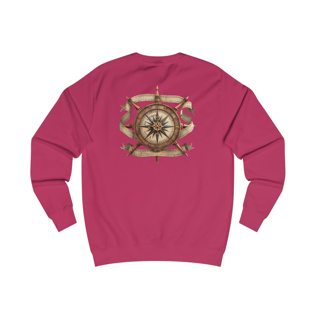 Nautical Compass Sweatshirt — Vintage Maritime Crewneck - Etna Gift