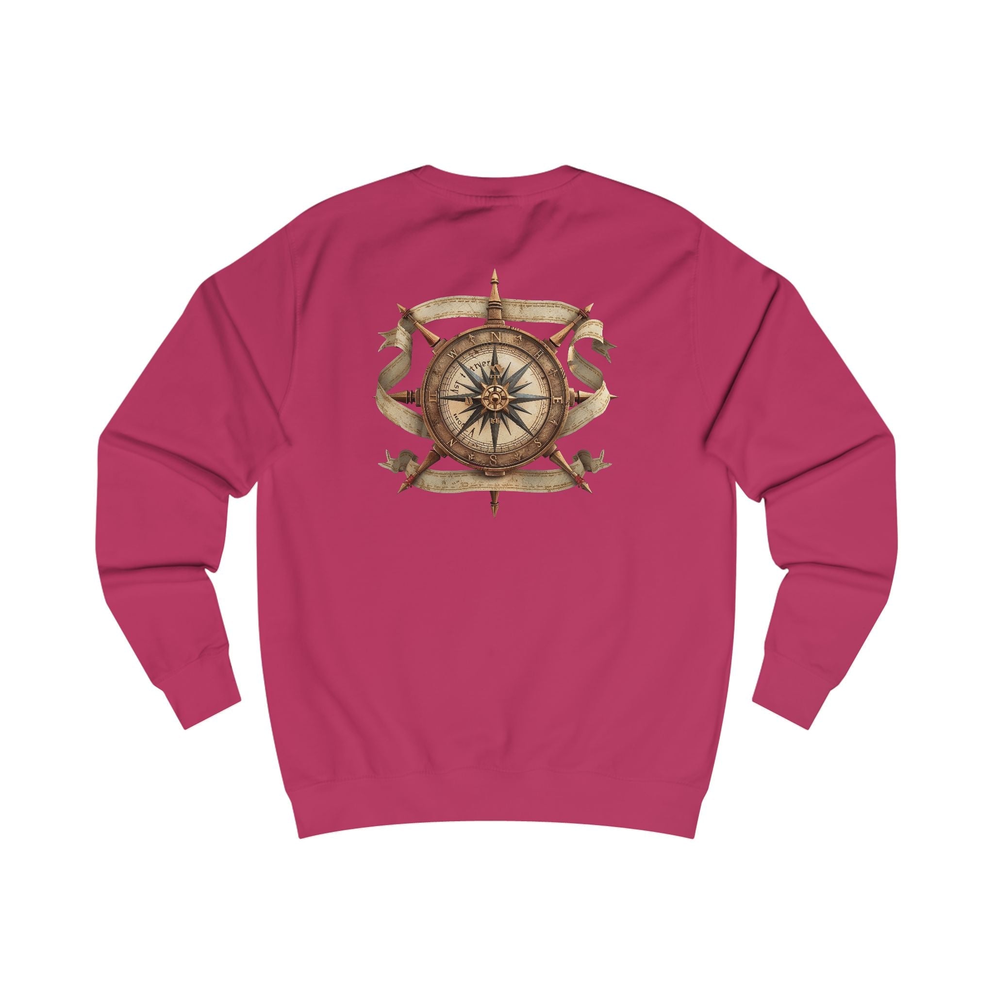 Nautical Compass Sweatshirt — Vintage Maritime Crewneck - Etna Gift