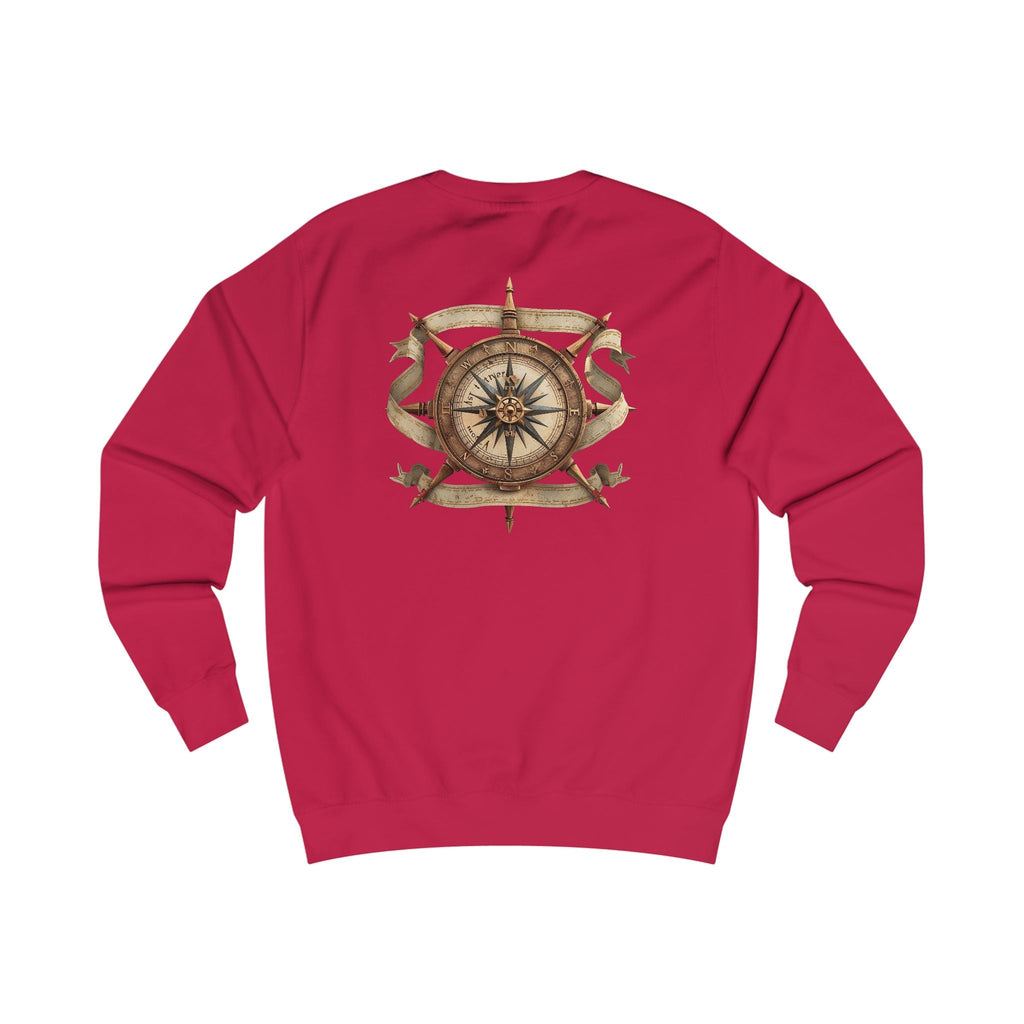 Nautical Compass Sweatshirt — Vintage Maritime Crewneck - Etna Gift