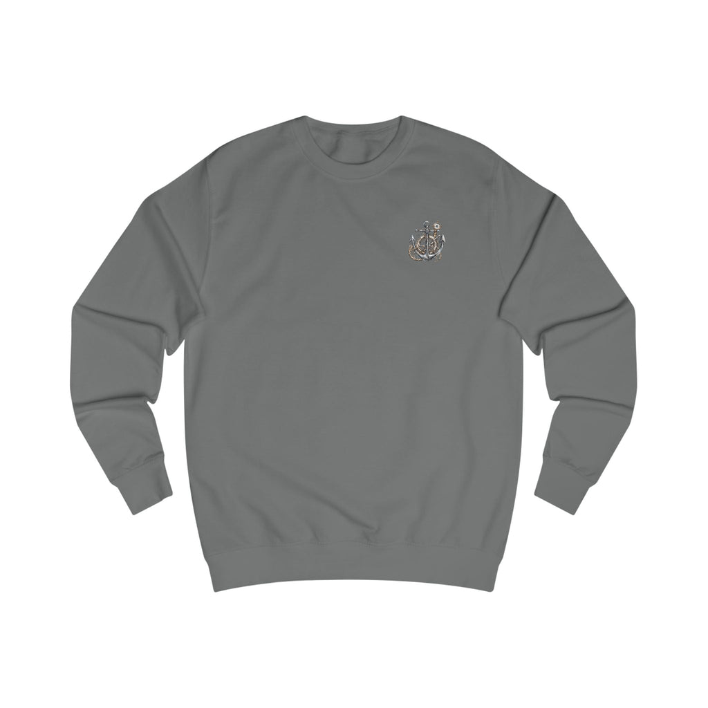 Nautical Compass Sweatshirt — Vintage Maritime Crewneck - Etna Gift