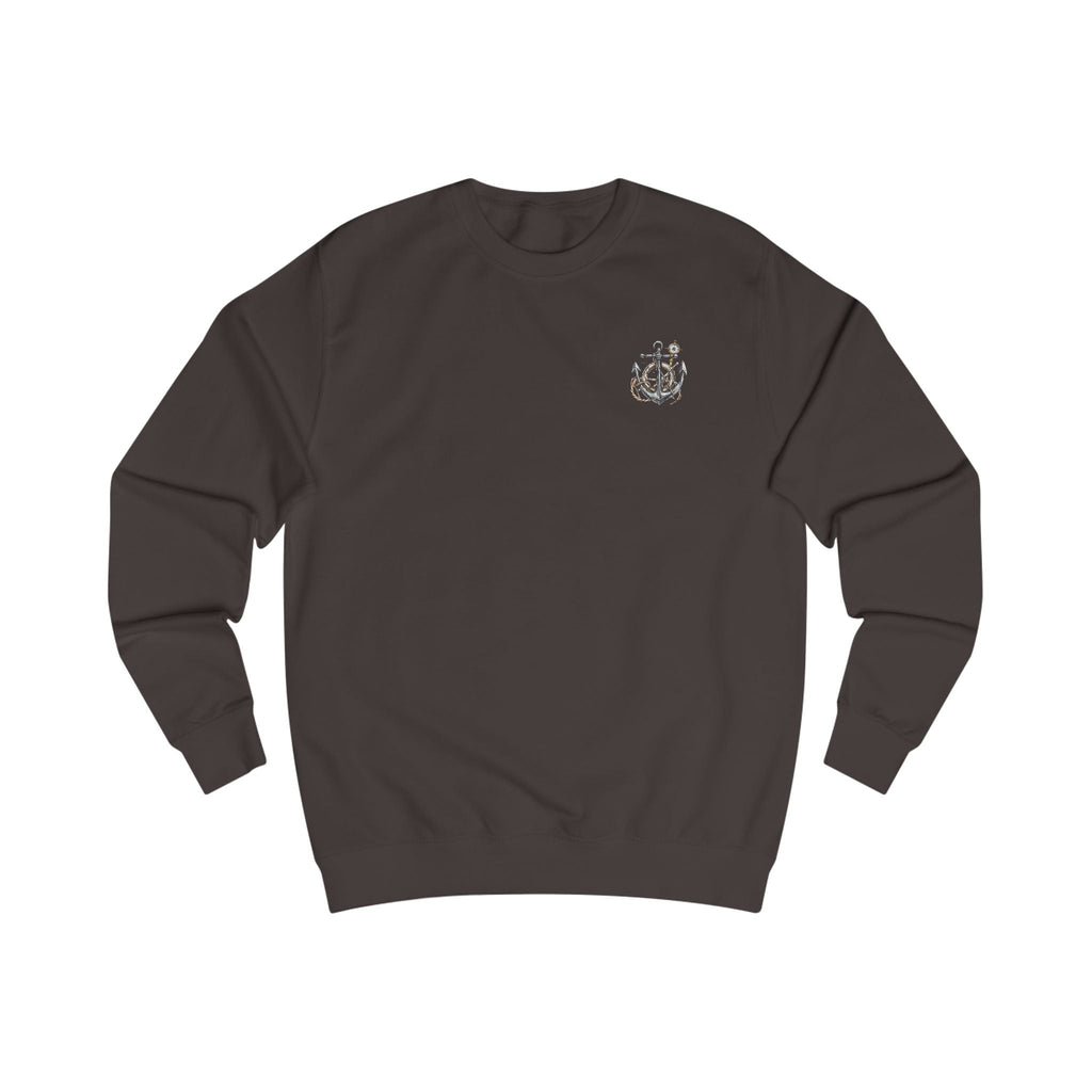 Nautical Compass Sweatshirt — Vintage Maritime Crewneck - Etna Gift