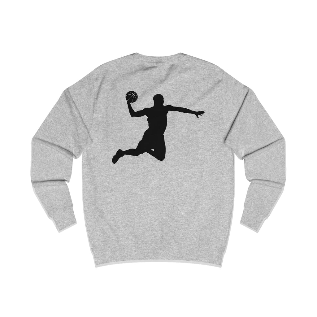 NBA Logo & Dunk Silhouette Sweatshirt | Basketball Crewneck - Etna Gift