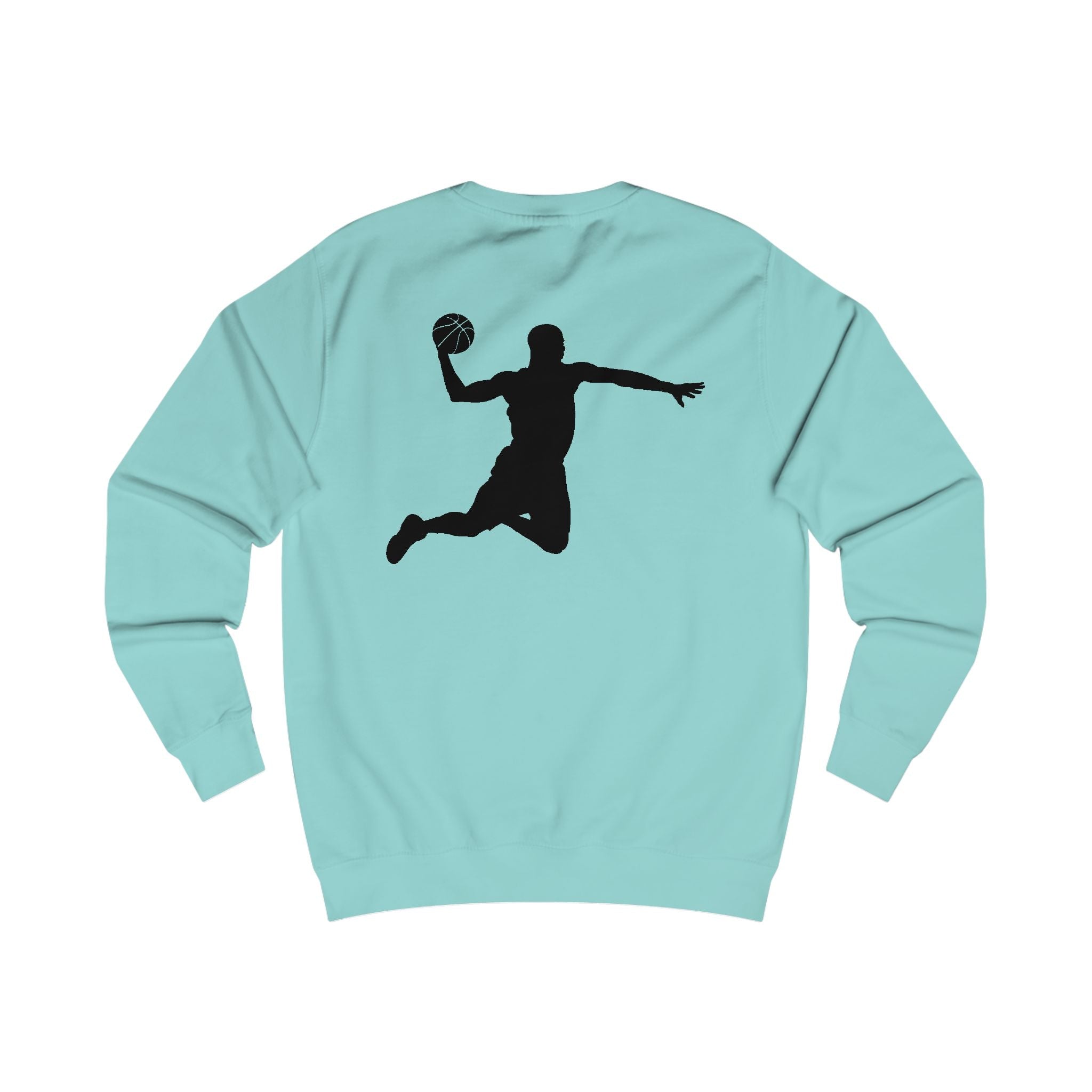 NBA Logo & Dunk Silhouette Sweatshirt | Basketball Crewneck - Etna Gift
