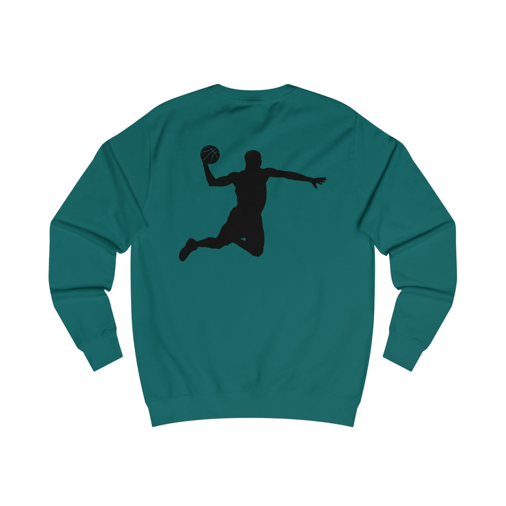 NBA Logo & Dunk Silhouette Sweatshirt | Basketball Crewneck - Etna Gift