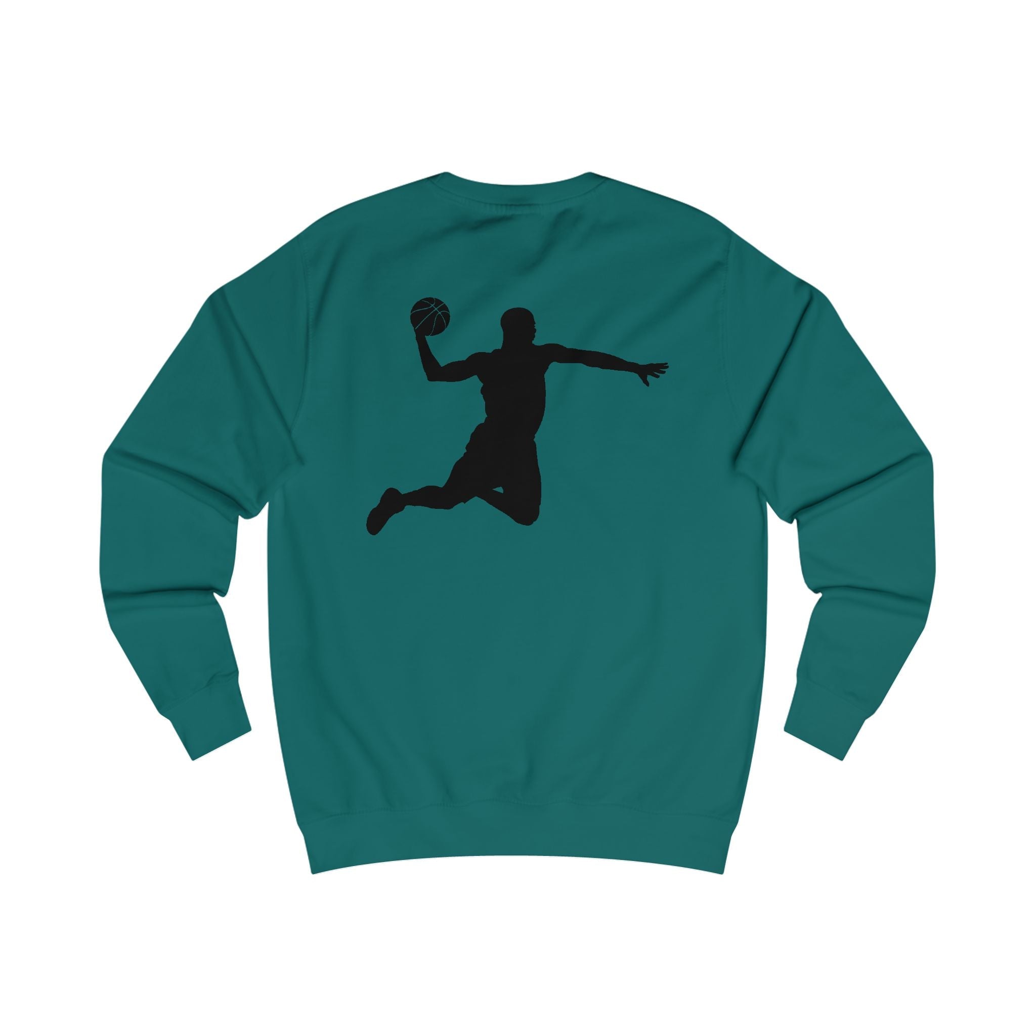 NBA Logo & Dunk Silhouette Sweatshirt | Basketball Crewneck - Etna Gift