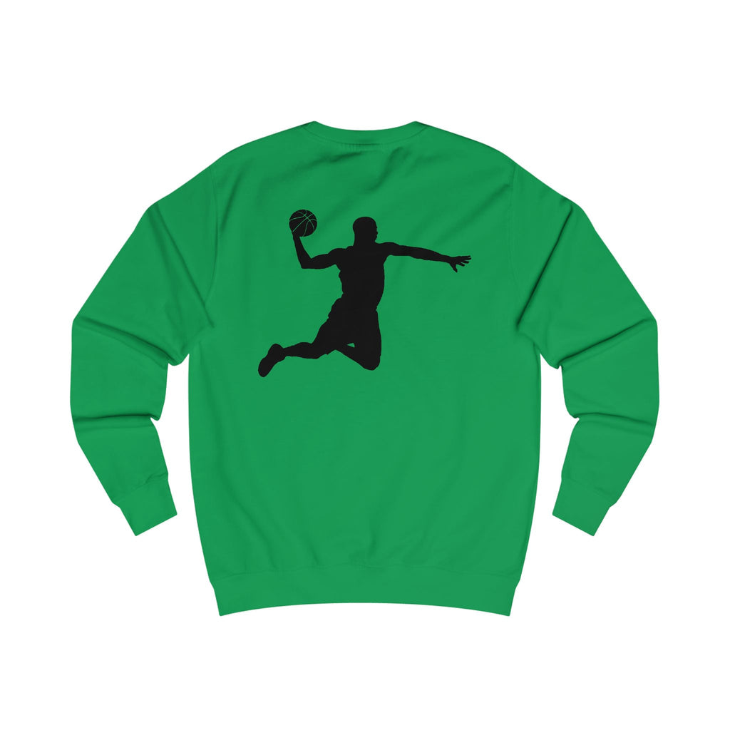 NBA Logo & Dunk Silhouette Sweatshirt | Basketball Crewneck - Etna Gift