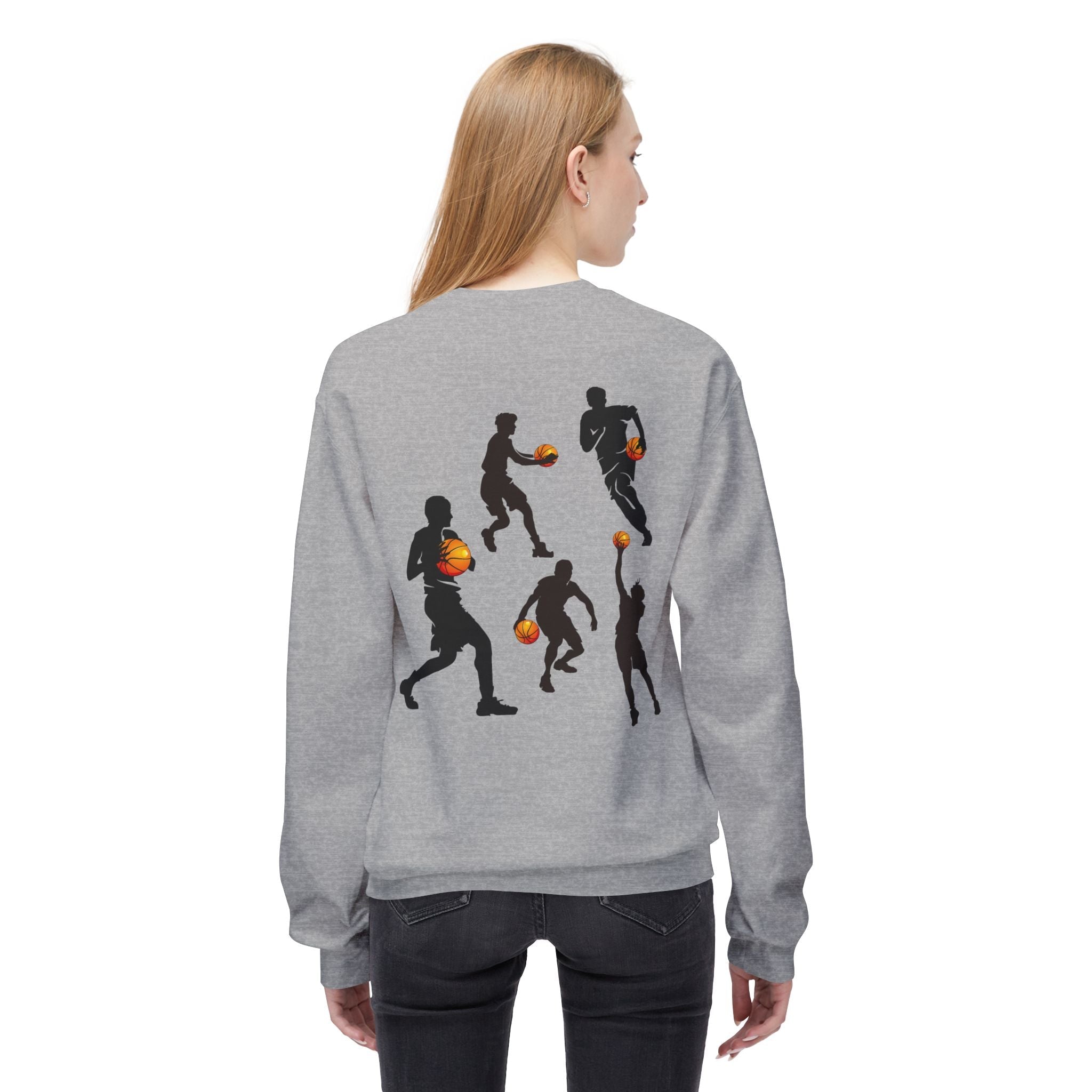 NBA Logo Sweatshirt Basketball Logo Crewneck - Etna Gift
