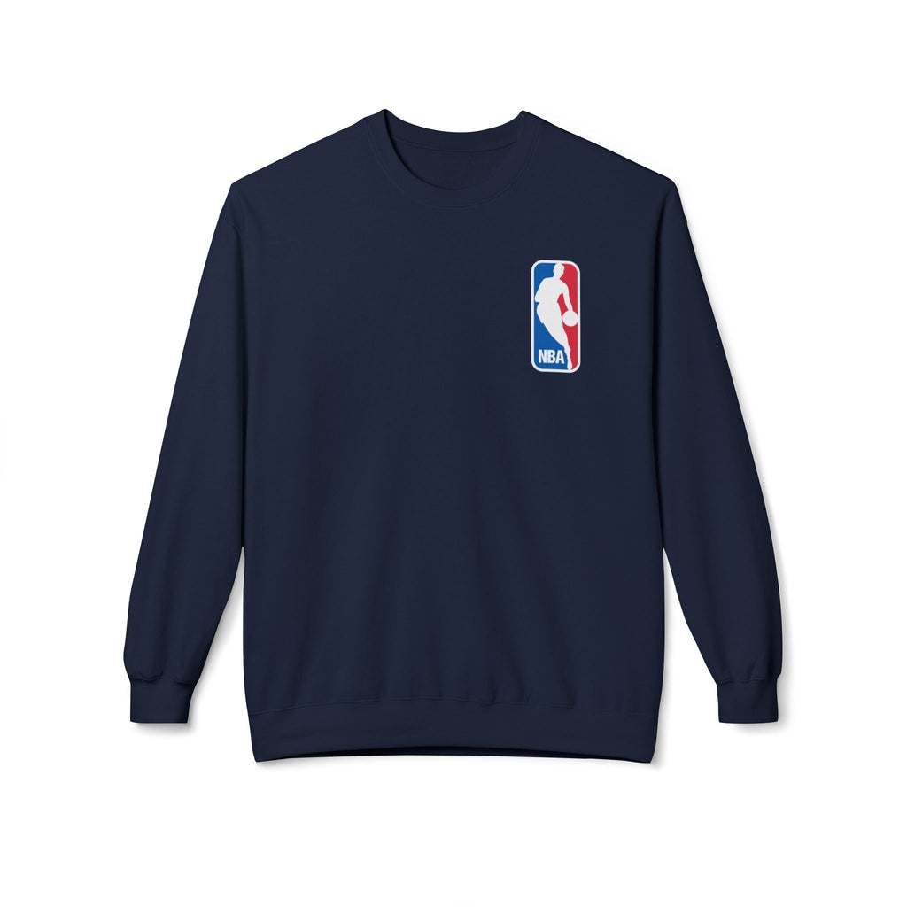 NBA Logo Sweatshirt | Basketball Logo Crewneck, Athletic Fan Apparel - Etna Gift