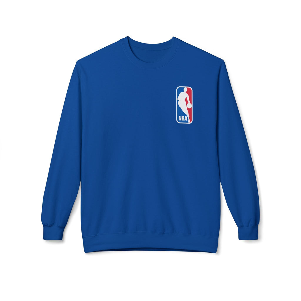 NBA Logo Sweatshirt | Basketball Logo Crewneck, Athletic Fan Apparel - Etna Gift