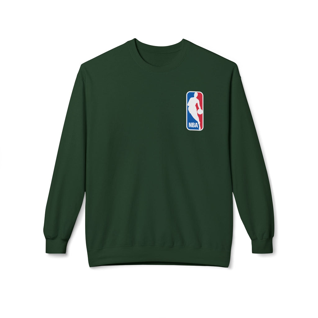 NBA Logo Sweatshirt | Basketball Logo Crewneck, Athletic Fan Apparel - Etna Gift
