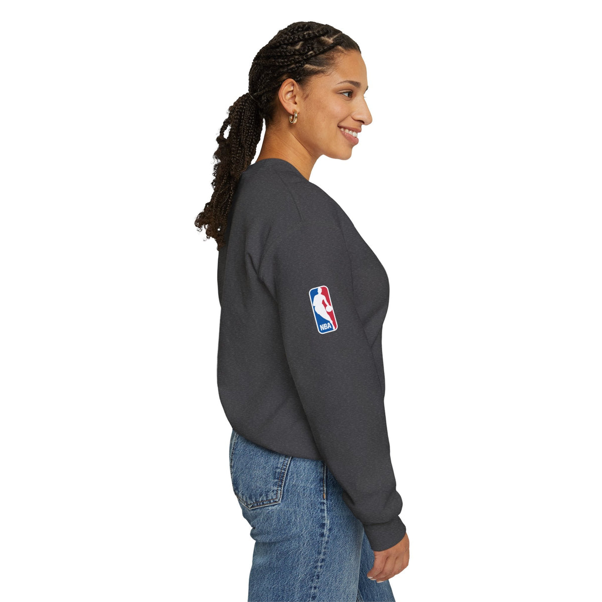 NBA Minimal Logo Crewneck Sweatshirt - Etna Gift