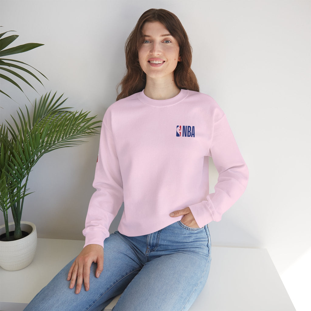 NBA Minimal Logo Crewneck Sweatshirt - Etna Gift