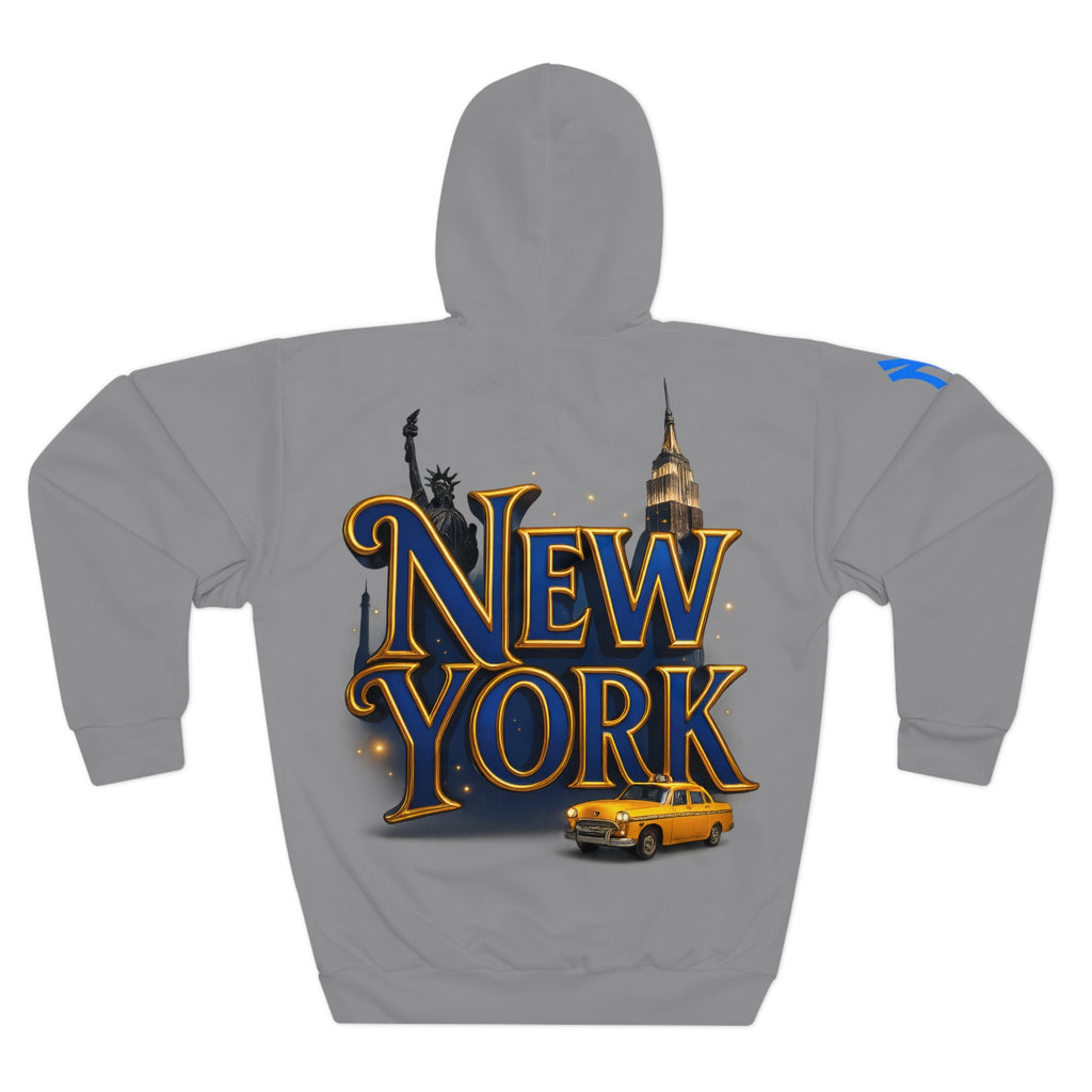 New York Retro Taxi Hoodie | City Skyline Pullover - Etna Gift
