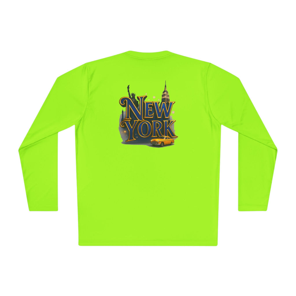 New York Skyline graphic Long Sleeve Tee NY lettering - Etna Gift