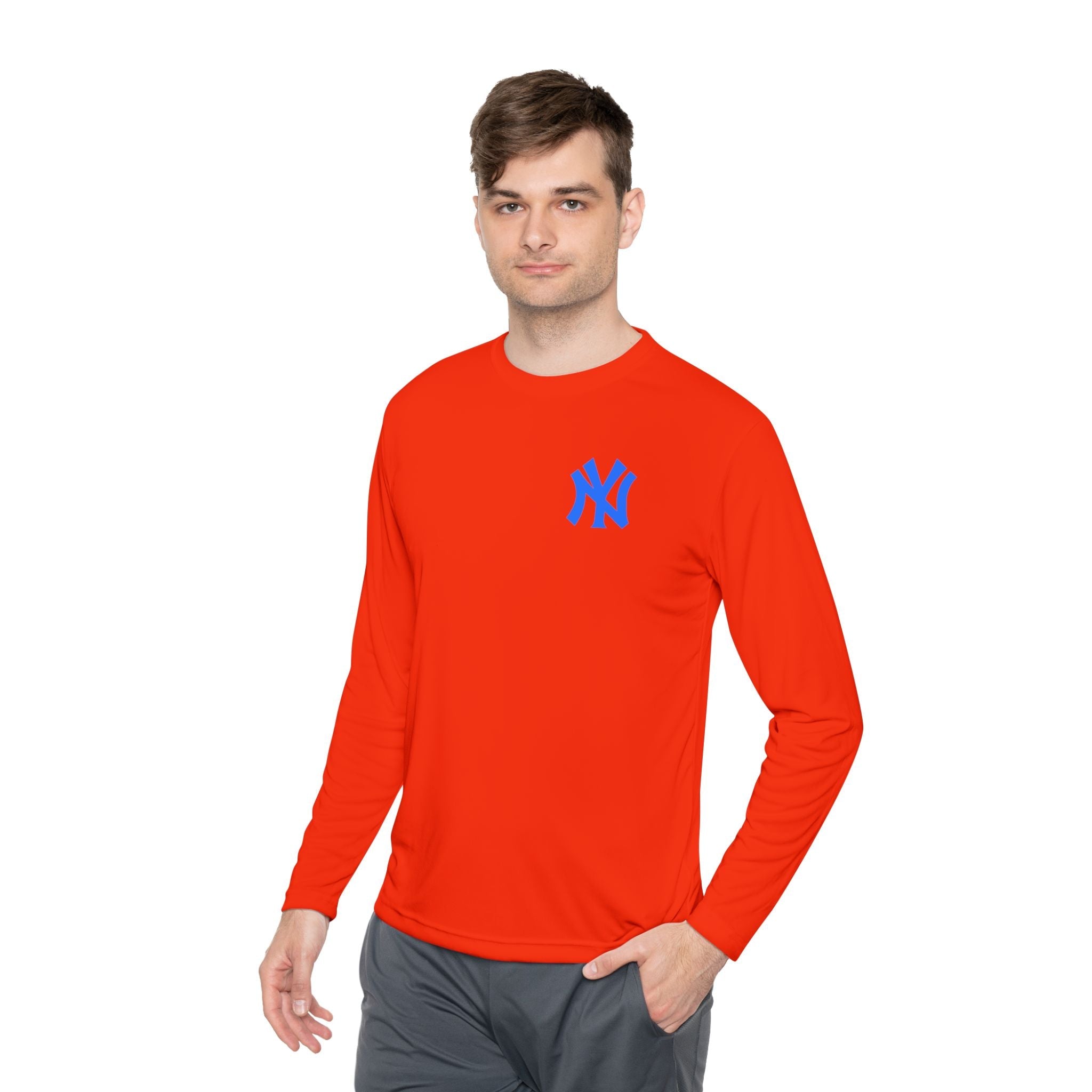New York Skyline graphic Long Sleeve Tee | NY lettering - Etna Gift