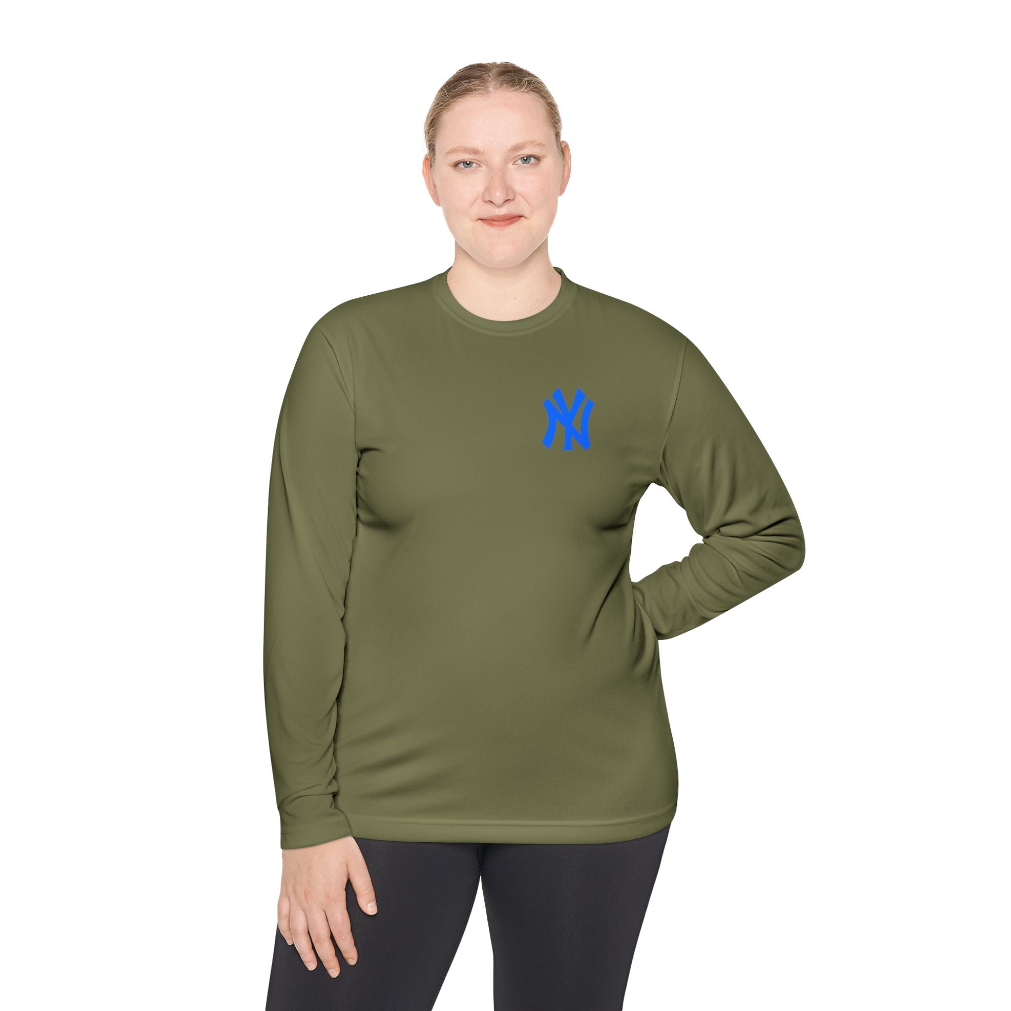 New York Skyline graphic Long Sleeve Tee NY lettering - Etna Gift