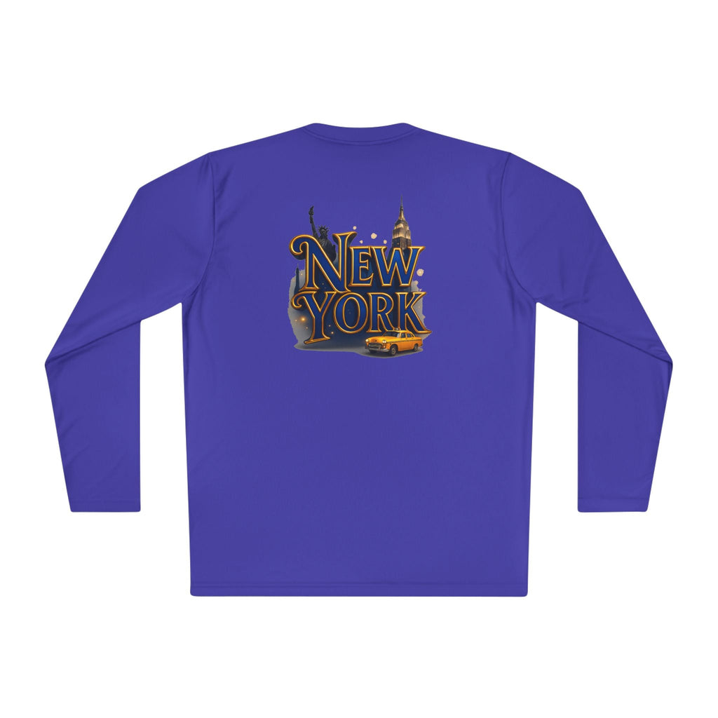 New York Skyline graphic Long Sleeve Tee | NY lettering - Etna Gift