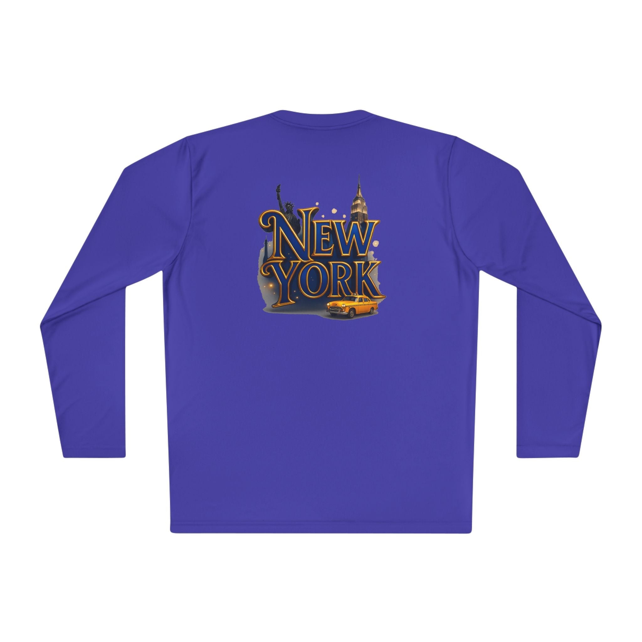 New York Skyline graphic Long Sleeve Tee | NY lettering - Etna Gift
