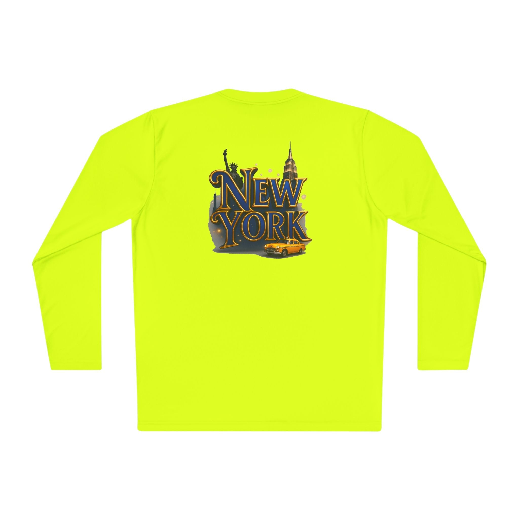 New York Skyline graphic Long Sleeve Tee NY lettering - Etna Gift