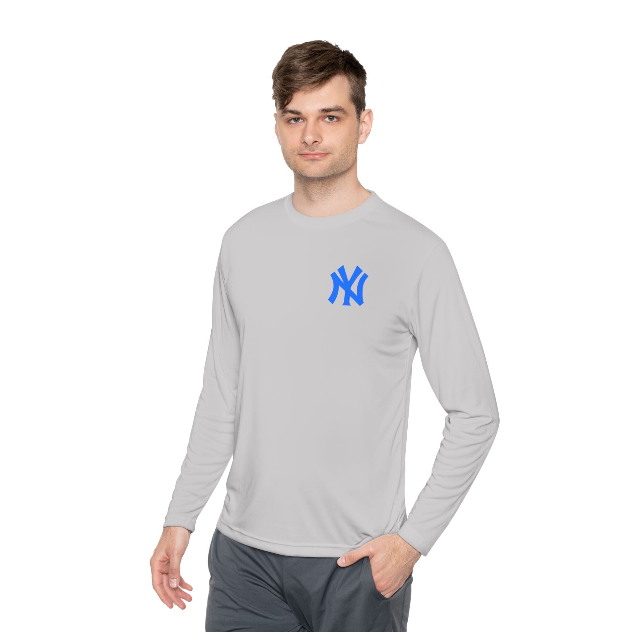 New York Skyline graphic Long Sleeve Tee | NY lettering - Etna Gift