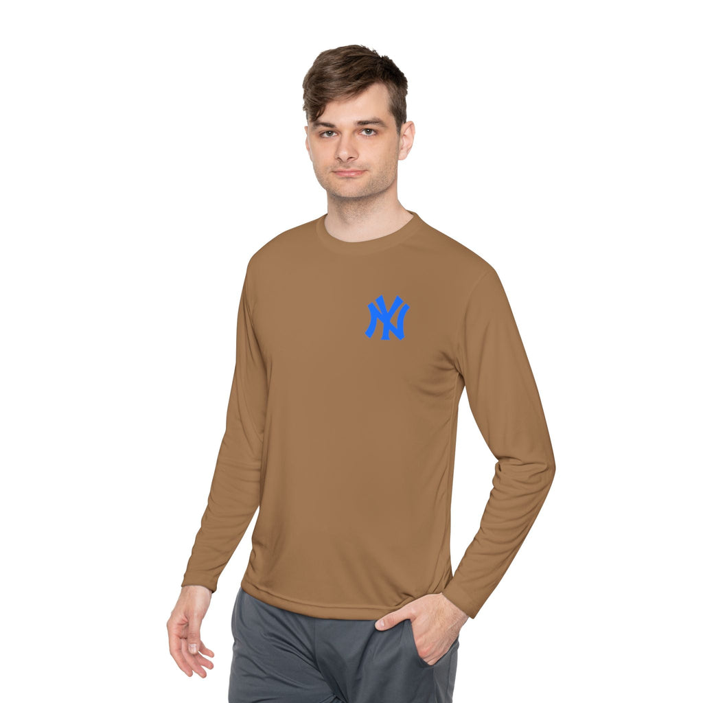 New York Skyline graphic Long Sleeve Tee NY lettering - Etna Gift