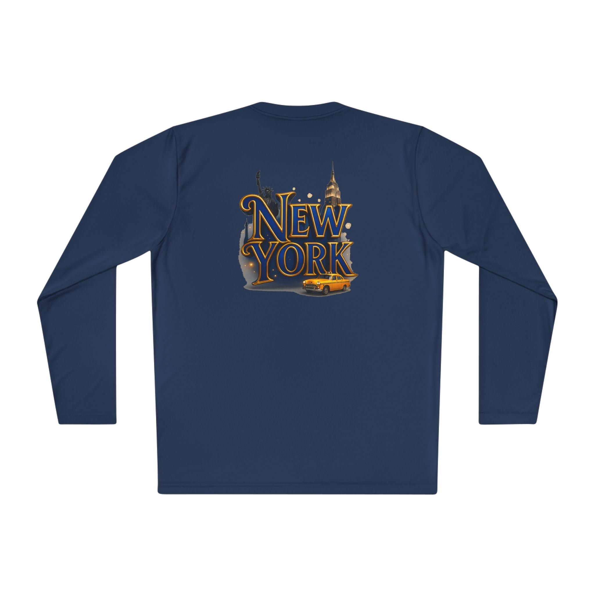 New York Skyline graphic Long Sleeve Tee | NY lettering - Etna Gift