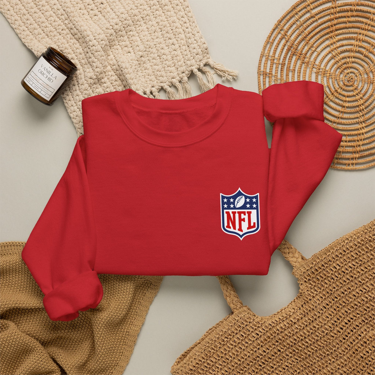 NFL Logo Crewneck Sweatshirt - Etna Gift