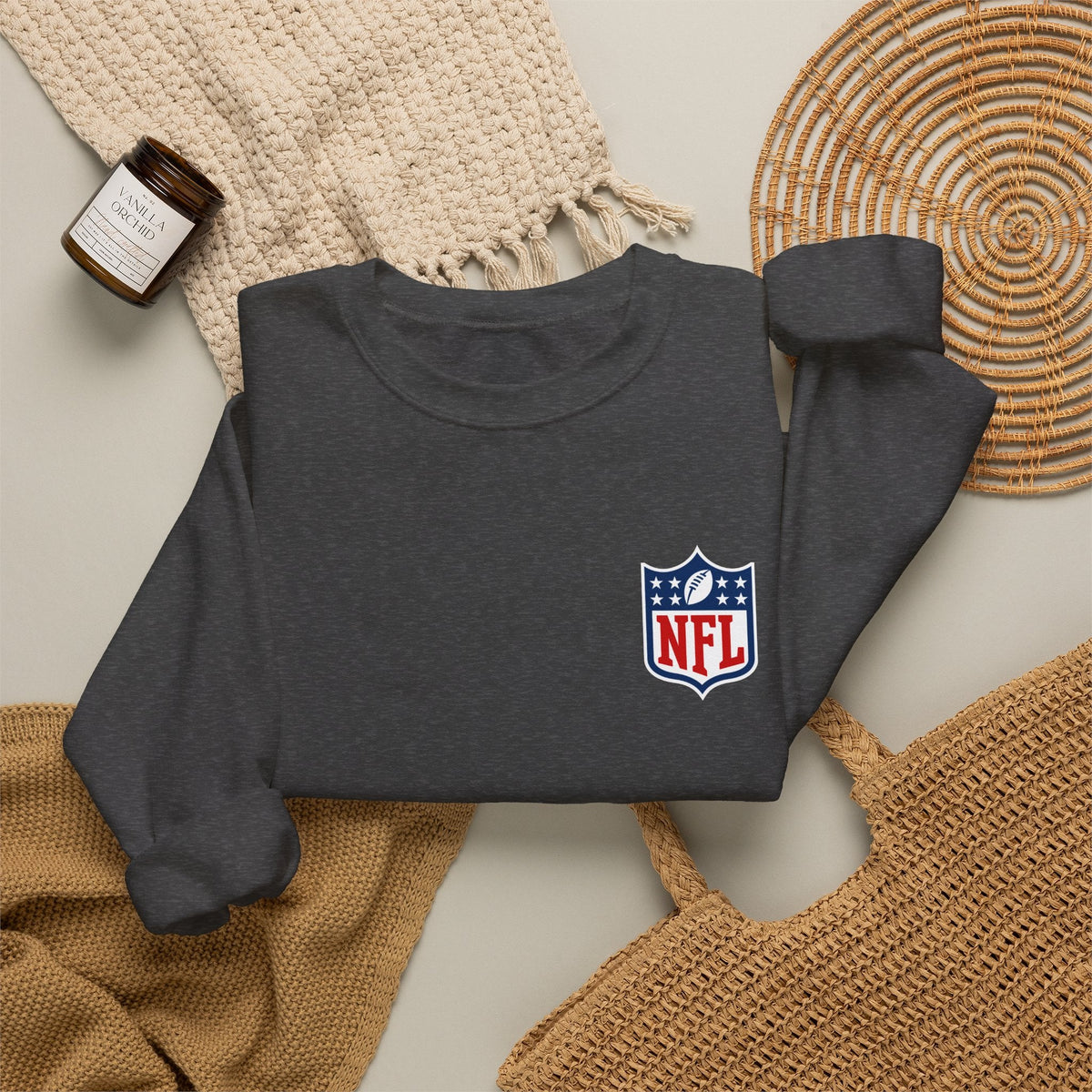 NFL Logo Crewneck Sweatshirt - Etna Gift