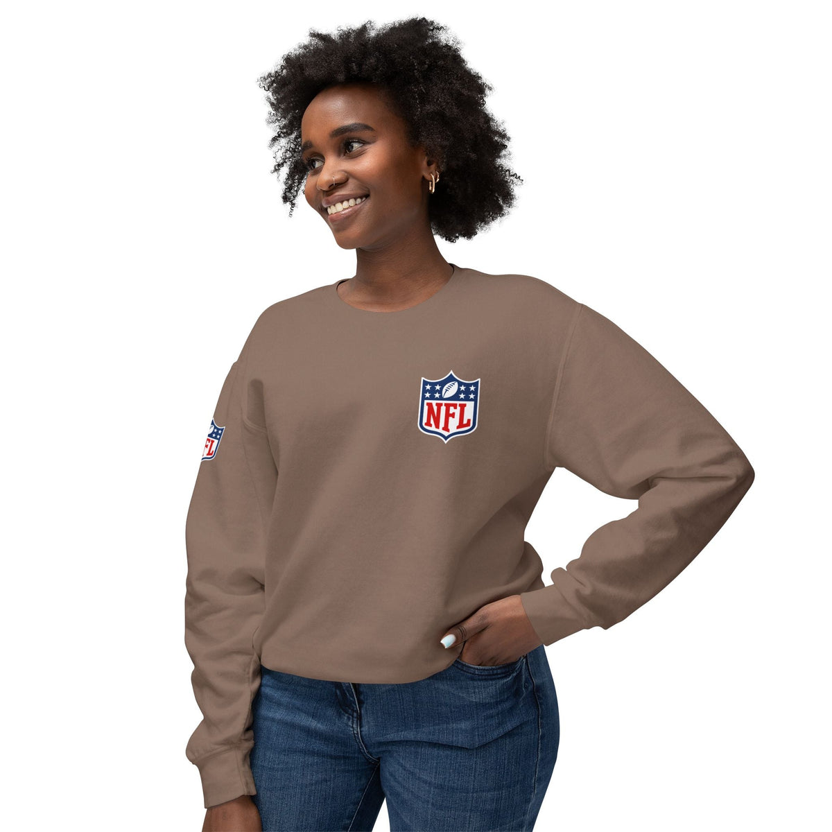 NFL Logo Crewneck Sweatshirt - Etna Gift