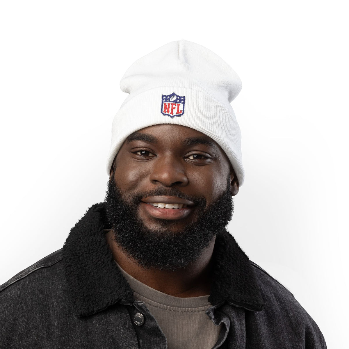 NFL Logo Embroidered Knit Beanie - Etna Gift