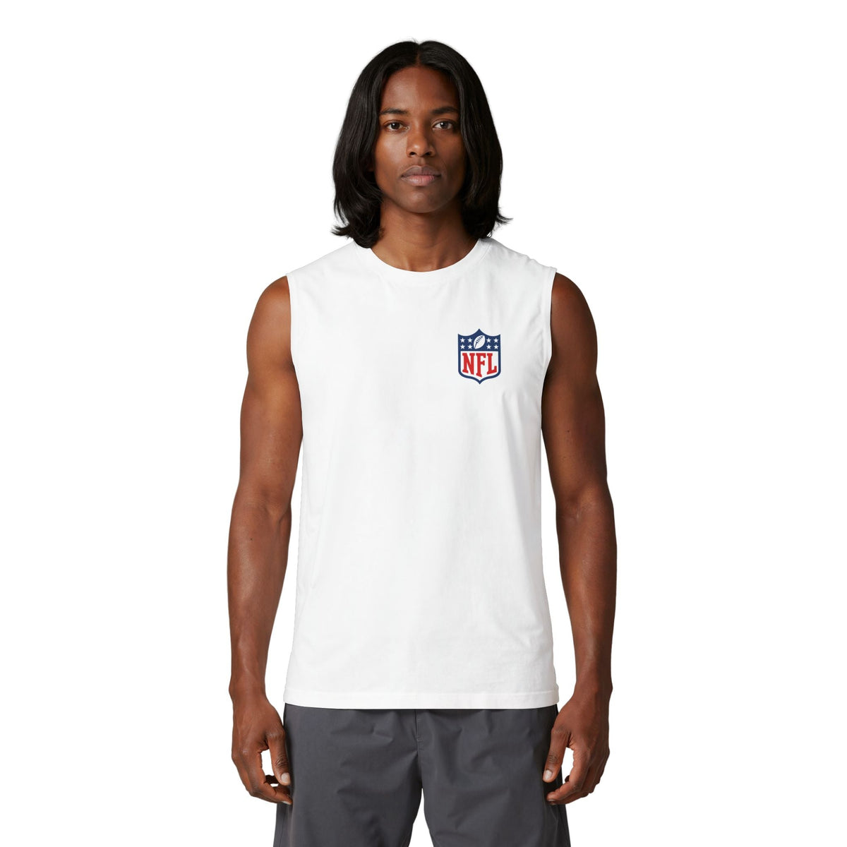 NFL Logo Muscle Tank — Men's Sleeveless Football Tank Top - Etna Gift