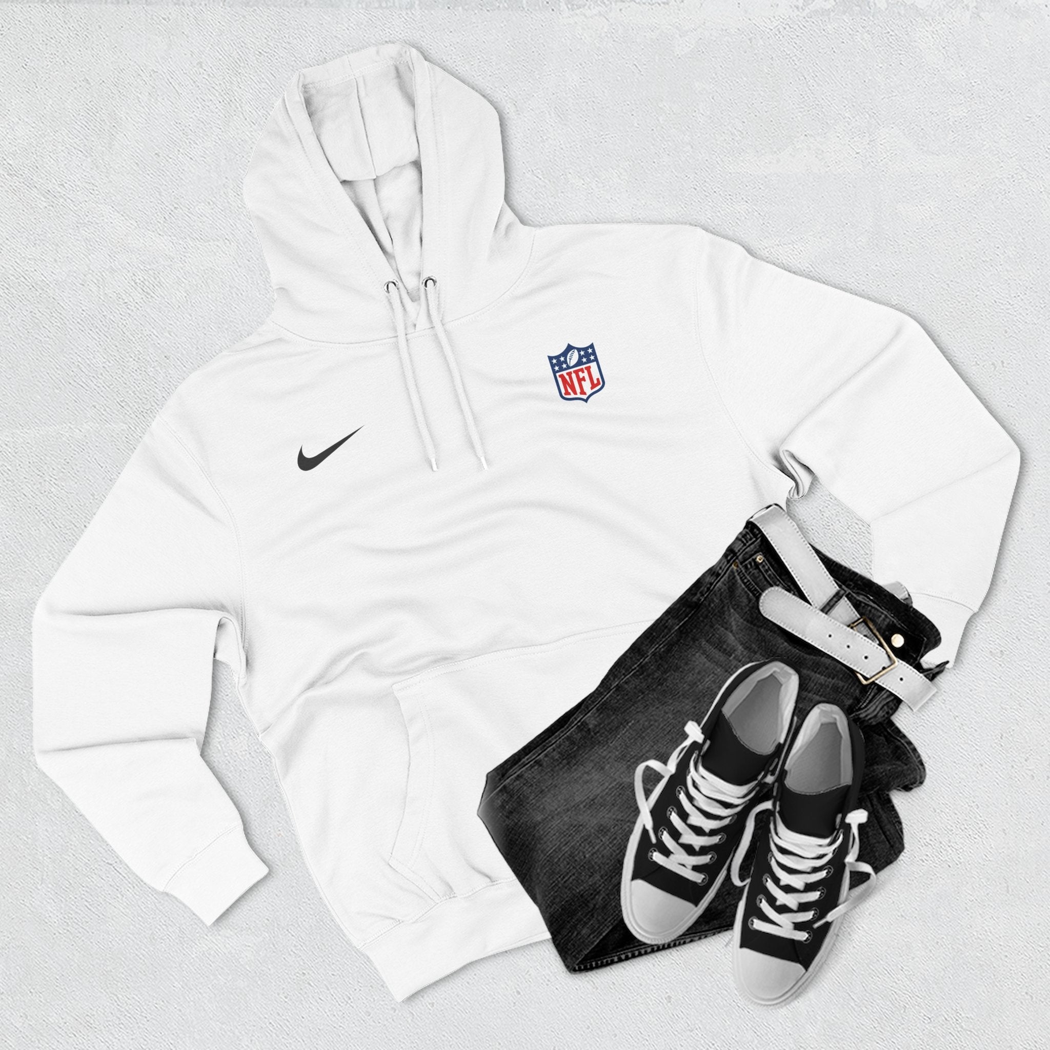 NFL Number 12 Fleece Hoodie — Athletic Team Pullover - Etna Gift