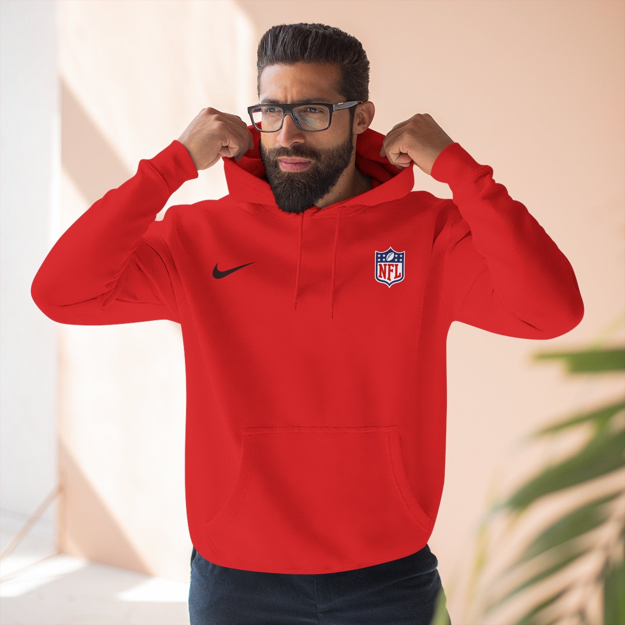 NFL Number 12 Fleece Hoodie — Athletic Team Pullover - Etna Gift