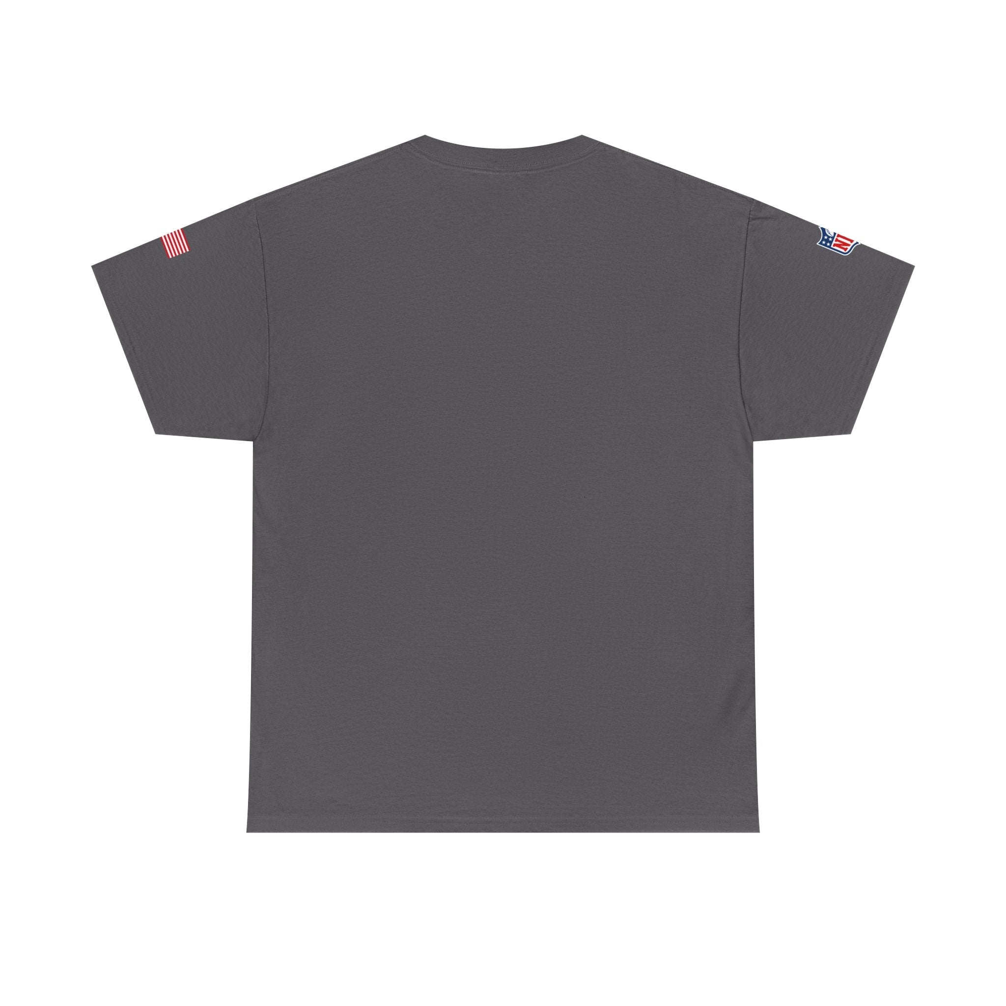 NFL Shield Black T‑Shirt Small Chest & Sleeve Logo Football Tee - Etna Gift