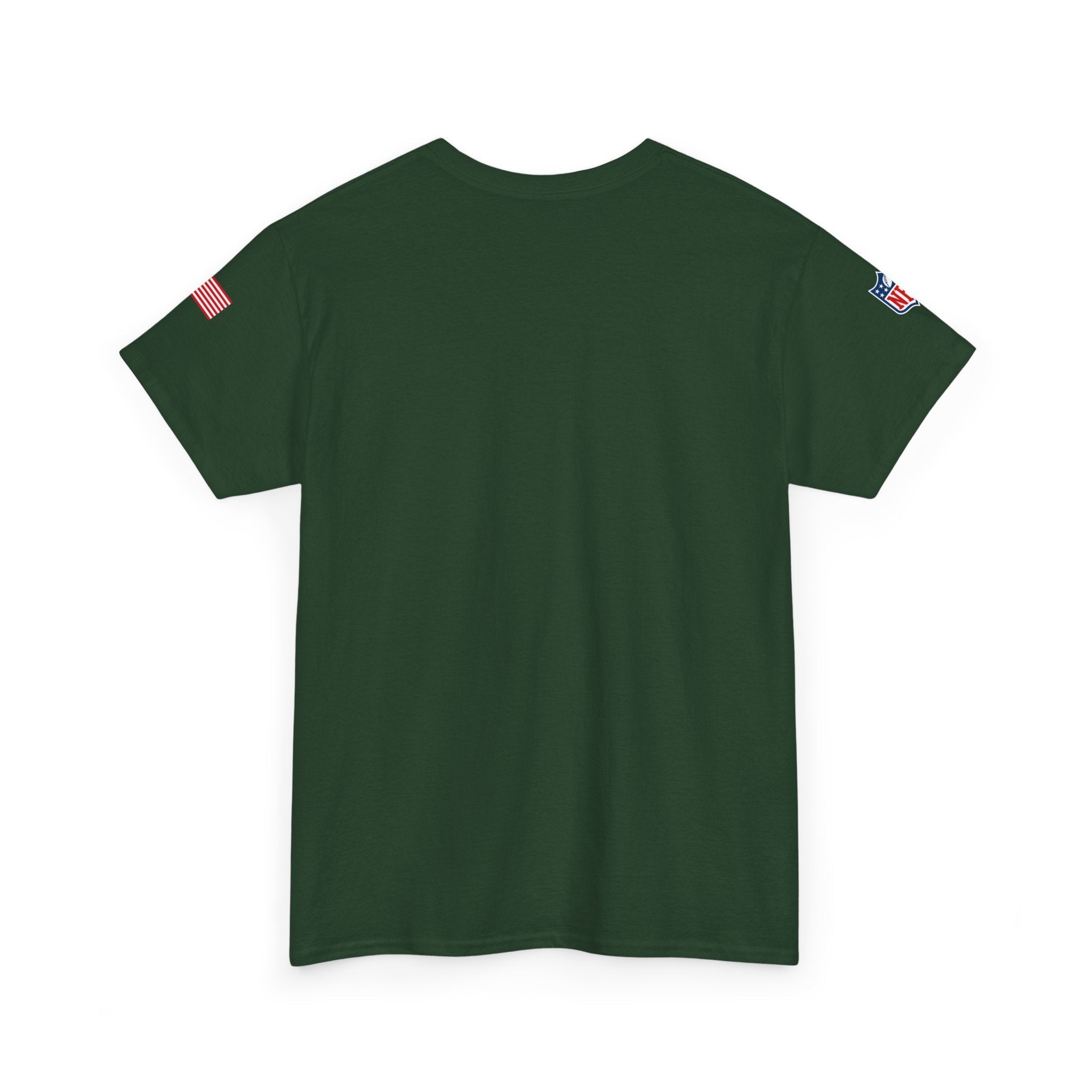 NFL Shield Black T‑Shirt Small Chest & Sleeve Logo Football Tee - Etna Gift