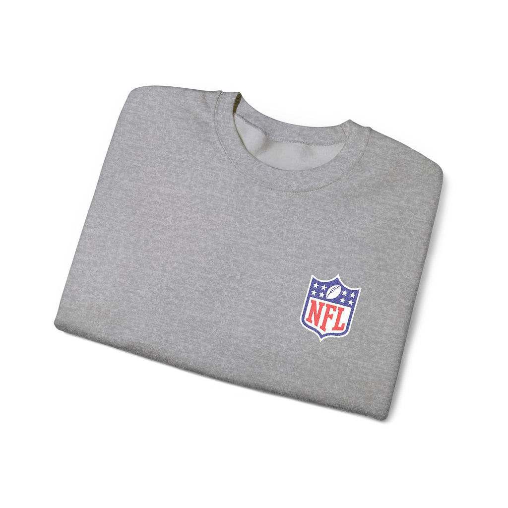 NFL Shield Embroidered Crewneck Sweatshirt - Etna Gift