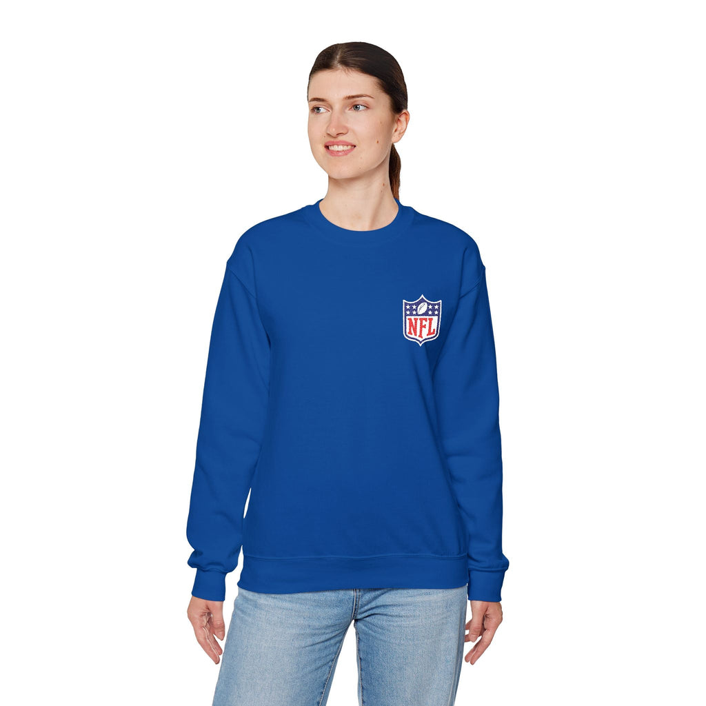 NFL Shield Embroidered Crewneck Sweatshirt - Etna Gift